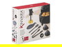 Kinvara Set 8 Utensilios Air Fryer Silicona Gris 24x22x6 cm (Set de 12)