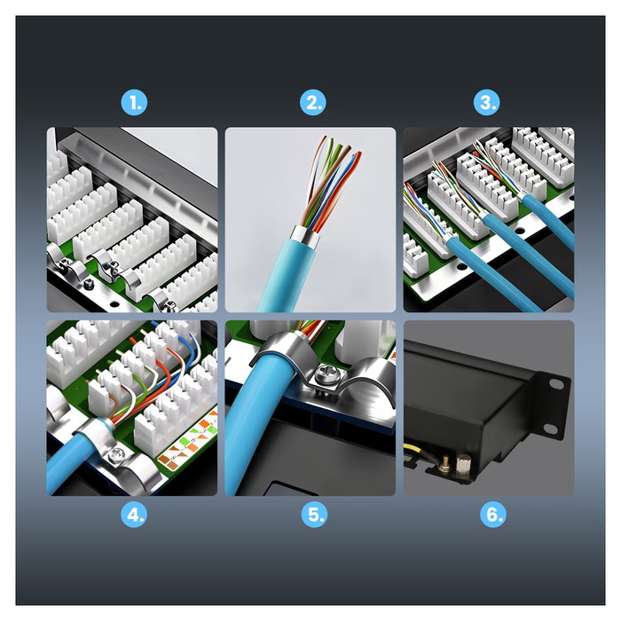 Extralink Patchpanel CAT5E STP V2 24 Puertos EX.9823 Extralink Patchpanel CAT5E STP V2 24 Puertos EX.9823