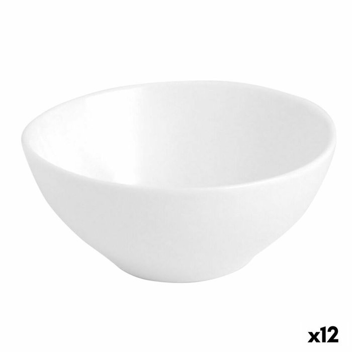 Quid Bol Porcelana Chef Blanco 9 cm (12 Unidades) Bring