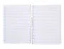Liderpapel Cuaderno Espiral A5 Tapa Blanda 40 Hojas 75gr Cuadro Pautado 5mm Color Lila