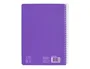 Liderpapel Cuaderno Espiral A5 Tapa Blanda 40 Hojas 75gr Cuadro Pautado 5mm Color Lila