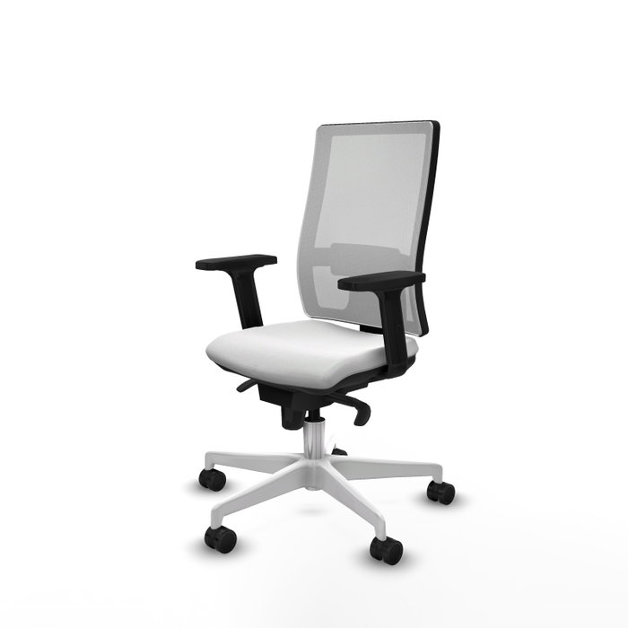 PIQUERAS Y CRESPO Silla de oficina Horna con mecanismo Sincro Blanco PIQUERAS Y CRESPO Silla de oficina Horna con mecanismo Sincro Blanco