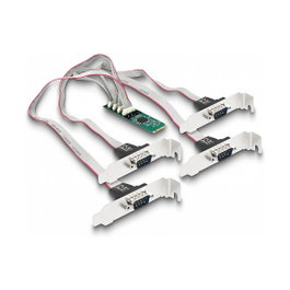 DeLOCK Tarjeta M.2 a 4 x Serial RS-232 DB9 95269