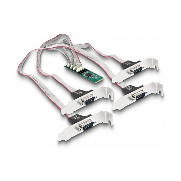 DeLOCK Tarjeta M.2 a 4 x Serial RS-232 DB9 95269 DeLOCK Tarjeta M.2 a 4 x Serial RS-232 DB9 95269