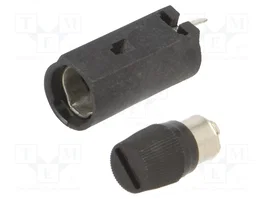 ESKA Portafusibles para fusibles cilíndricos THT 5x20mm 6,3A