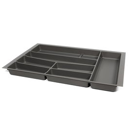 HERRAJES ALK Cubertero Modelo Auro para Cajón Módulo 300, 800, 1000 Acabado Antracita/Blanco