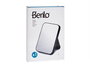 Berilo Espejo Grande de Plástico con Surtido de Colores (Blanco o Negro), Dimensiones 14.3 x 20.5 x 1.8 cm (Set de 36)