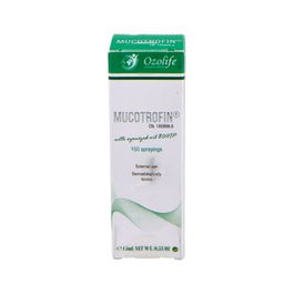 OZOLIFE BIOCOSMETICA Y NUTRICION Mucotrofin Nebulizador 15Ml Antiséptico Regenerador Celular Cuidado Piel y Mucosas