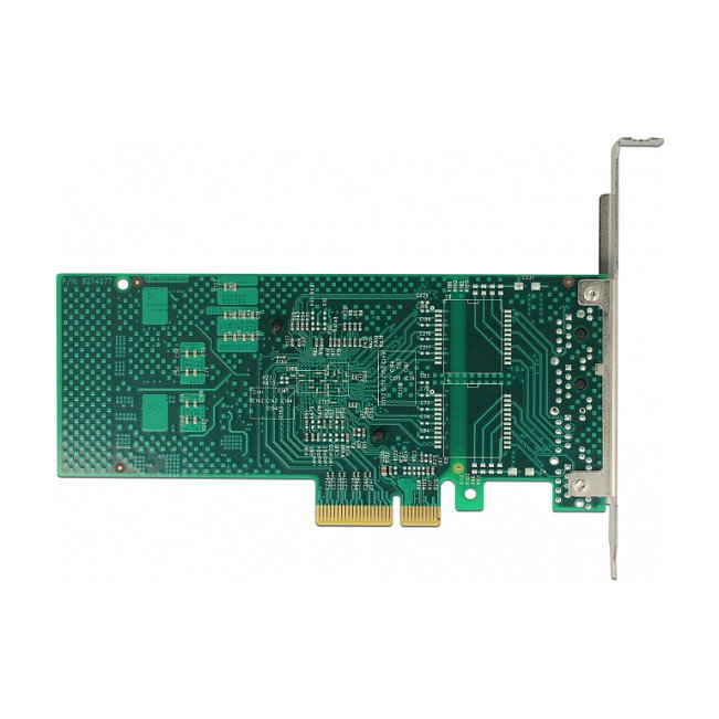DeLOCK Tarjeta de Red PCI Express x4 Gigabit LAN con 2 Puertos RJ45 (Intel I350) para Windows y Linux - Modelo 89945
