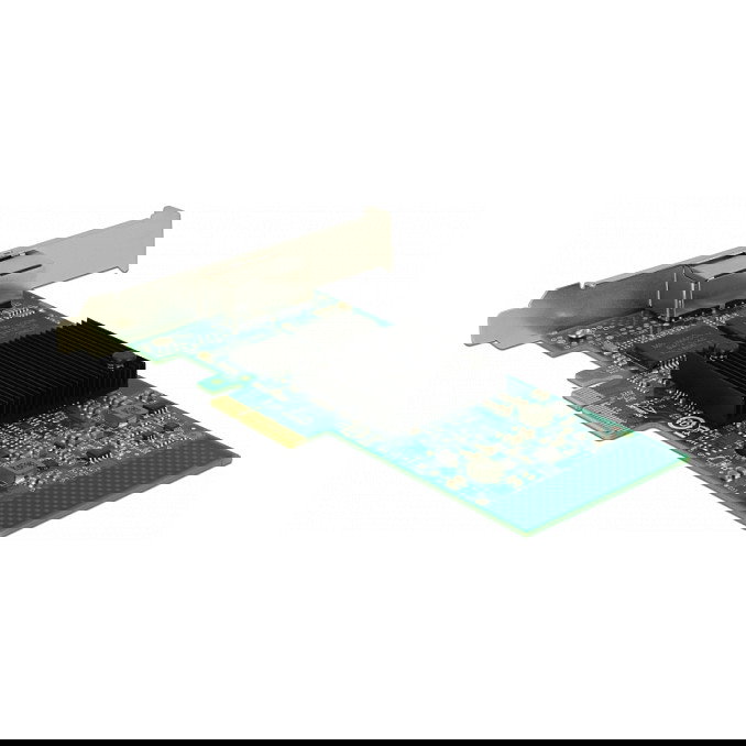 DeLOCK Tarjeta de Red PCI Express x4 Gigabit LAN con 2 Puertos RJ45 (Intel I350) para Windows y Linux - Modelo 89945