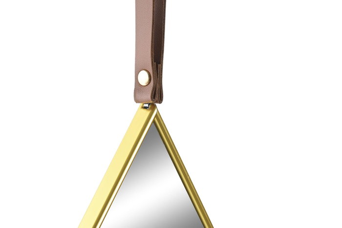 DKD Home Decor Espejo de Metal Dorado 28x1x38 cm DKD Home Decor Espejo de Metal Dorado 28x1x38 cm