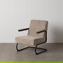 Sillón Taupe Metal-Tejido 61 X 70 X 85 cm