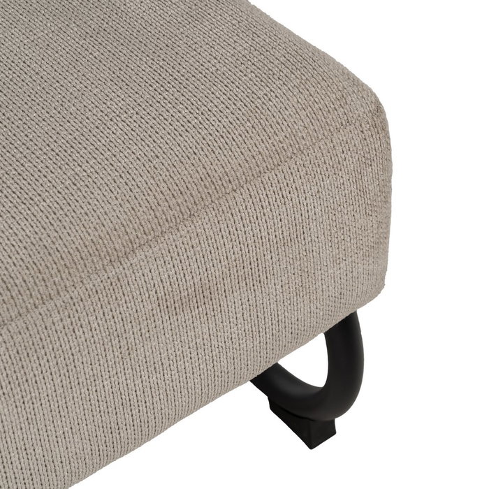 Sillón Taupe Metal-Tejido 61 X 70 X 85 cm