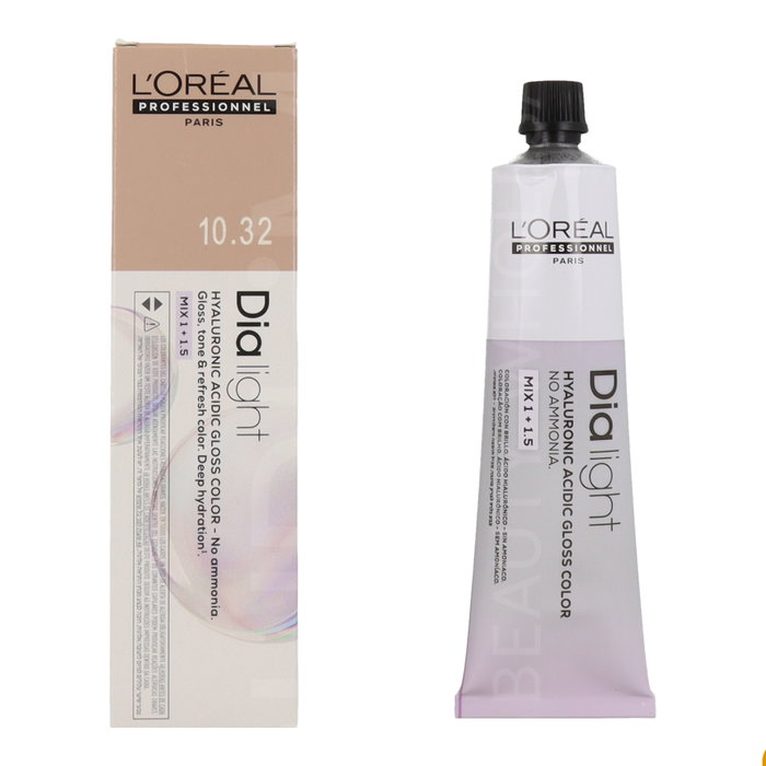 L'Oréal Professionnel Paris DIA LIGHT 10.32 Rubio Platino Dorado Irisado 60 ml L'Oréal Professionnel Paris DIA LIGHT 10.32 Rubio Platino Dorado Irisado 60 ml