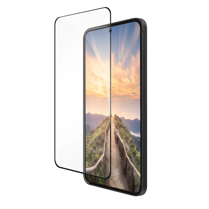 Dbramante1928 Bulk - Protector de Pantalla Samsung Galaxy A56 (17 cm / 6.7") 9H, Resistente a Rayones, Anti-huellas, Negro/Transparente, rPET