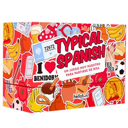 HELLOFUN! Juego Typical Spanish español para +4 jugadores, +12 años (14,8x10,8x7cm)