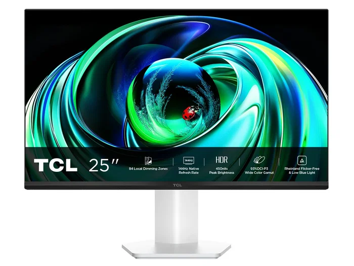 TCL Monitor Gaming 25G54 24.5 pulgadas Mini LED Blanco