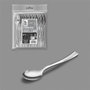 Best Products Cuchara Degustación Reutilizable Plástico Plata 10 cm 24 Unidades