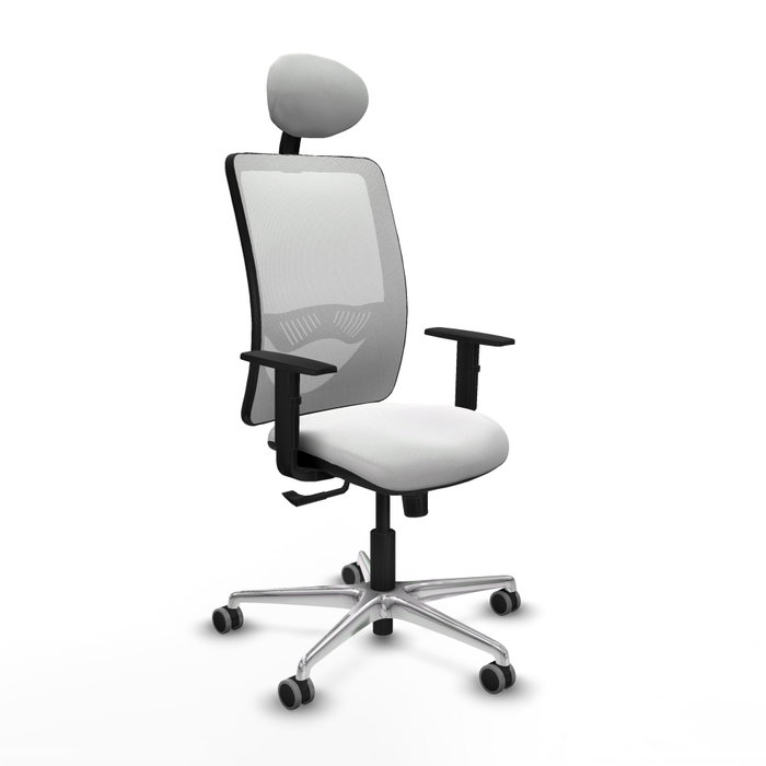PIQUERAS Y CRESPO Silla de oficina Zulema Blanca con Mecanismo Sincro PIQUERAS Y CRESPO Silla de oficina Zulema Blanca con Mecanismo Sincro