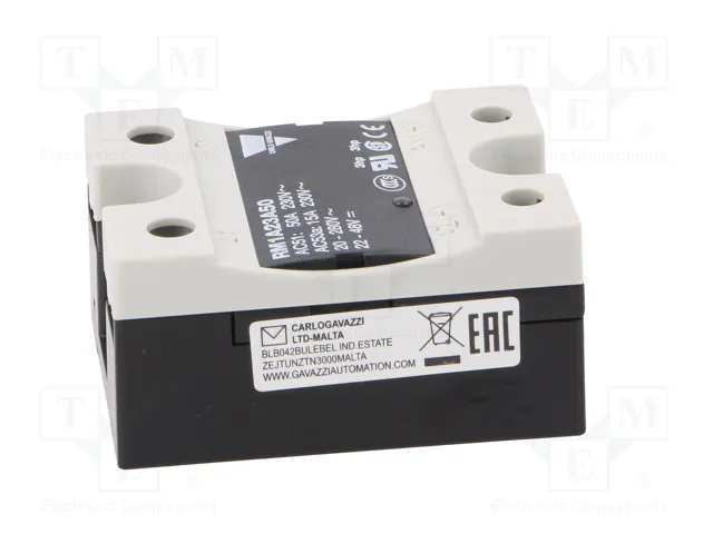 CARLO GAVAZZI RM1A23A50 Relé de semiconductor monofásico 50A