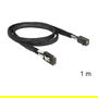 DeLOCK Cable Mini SAS HD SFF-8643 a SFF-8087 1m, 36 Pin, Macho/Macho, Negro