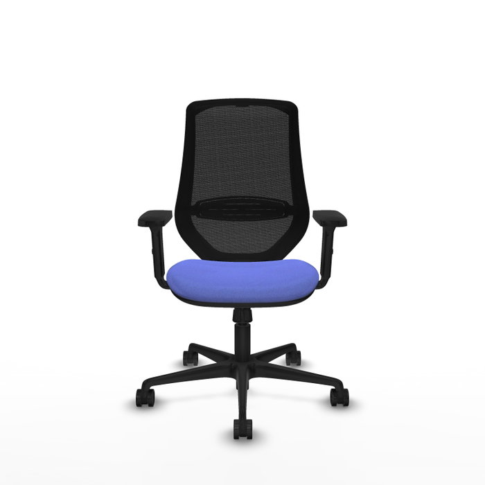PIQUERAS Y CRESPO Silla de oficina Mardos con mecanismo Sincro, Azul claro y Negro PIQUERAS Y CRESPO Silla de oficina Mardos con mecanismo Sincro, Azul claro y Negro