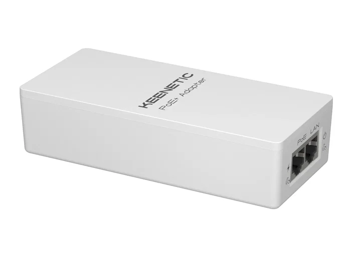 Keenetic KN-4510 Adaptador PoE+ Gigabit Ethernet con Fuente 30W para Puntos de Acceso Wi-Fi, Cámaras IP y Teléfonos IP - Blanco Keenetic KN-4510 Adaptador PoE+ Gigabit Ethernet con Fuente 30W para Puntos de Acceso Wi-Fi, Cámaras IP y Teléfonos IP - Blanco