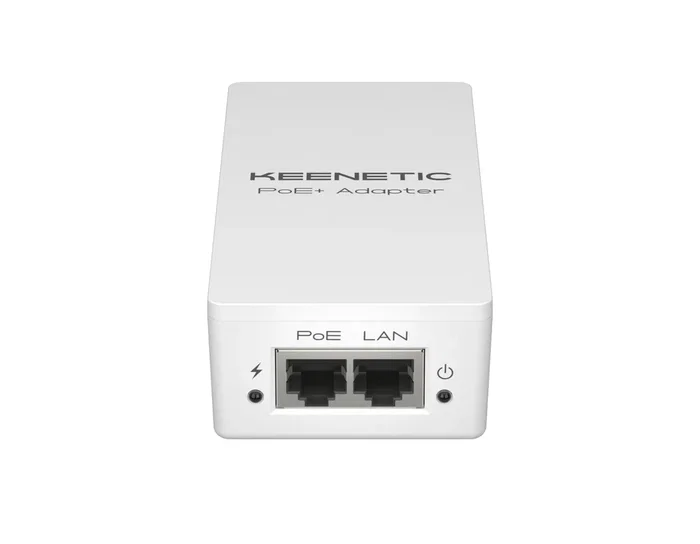 Keenetic KN-4510 Adaptador PoE+ Gigabit Ethernet con Fuente 30W para Puntos de Acceso Wi-Fi, Cámaras IP y Teléfonos IP - Blanco Keenetic KN-4510 Adaptador PoE+ Gigabit Ethernet con Fuente 30W para Puntos de Acceso Wi-Fi, Cámaras IP y Teléfonos IP - Blanco
