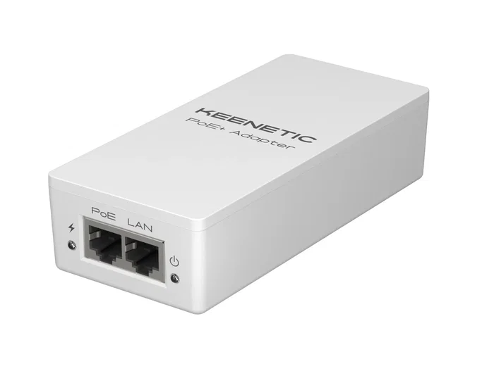 Keenetic KN-4510 Adaptador PoE+ Gigabit Ethernet con Fuente 30W para Puntos de Acceso Wi-Fi, Cámaras IP y Teléfonos IP - Blanco Keenetic KN-4510 Adaptador PoE+ Gigabit Ethernet con Fuente 30W para Puntos de Acceso Wi-Fi, Cámaras IP y Teléfonos IP - Blanco