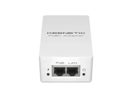 Keenetic KN-4510 Adaptador PoE+ Gigabit Ethernet con Fuente 30W para Puntos de Acceso Wi-Fi, Cámaras IP y Teléfonos IP - Blanco