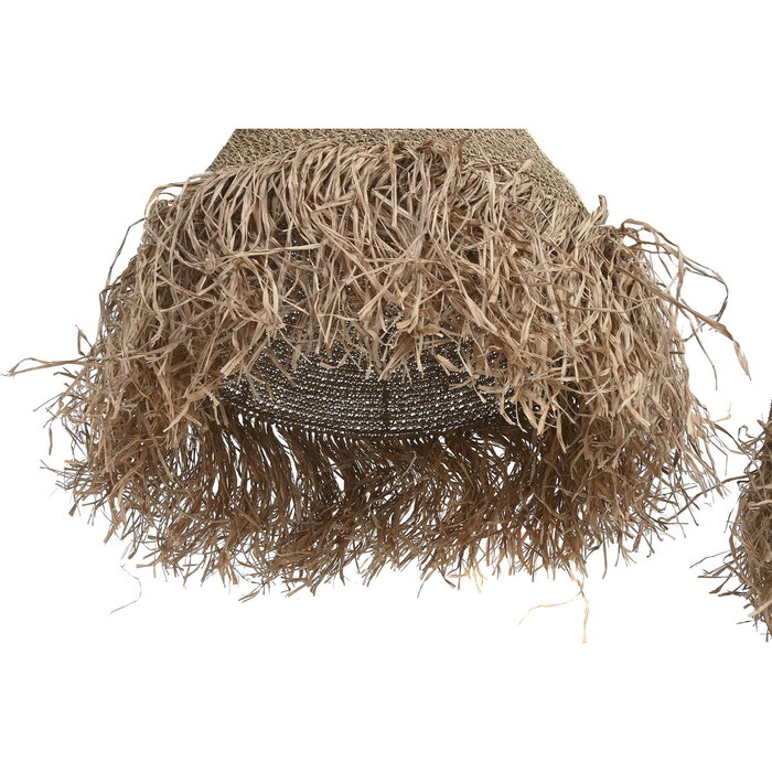 DKD Home Decor Set de 2 Pantallas de Lámpara de Hoja de Palma Hecho a Mano DKD Home Decor Set de 2 Pantallas de Lámpara de Hoja de Palma Hecho a Mano