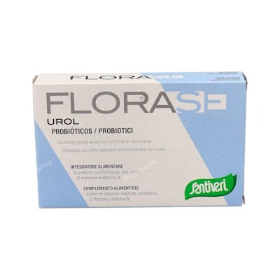SANTIVERI Florase Urol 40 Cápsulas - Complemento Alimenticio para Vías Urinarias con Equinácea, D-Manosa, Gayuba, Probióticos y Vitamina B6 - Apto para Veganos SANTIVERI Florase Urol 40 Cápsulas - Complemento Alimenticio para Vías Urinarias con Equinácea, D-Manosa, Gayuba, Probióticos y Vitamina B6 - Apto para Veganos