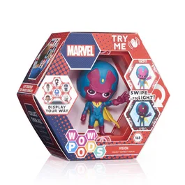 Wow Stuff Figura LED WOW! Pod - Conectable, con Luz UV y Sensor IR, Personajes Marvel, Incluye Pegatinas