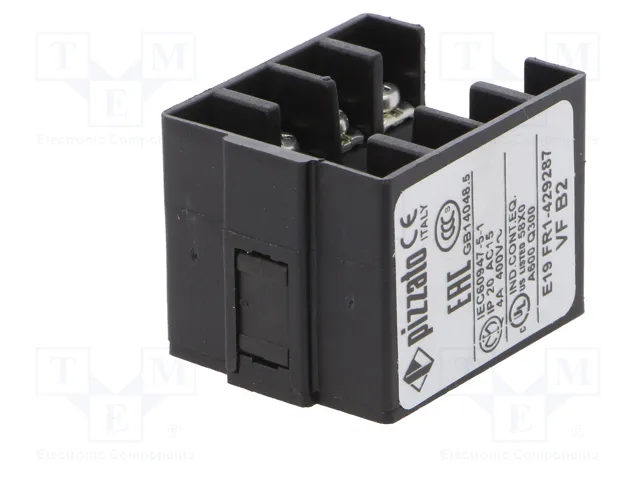 PIZZATO ELETTRICA Bloque de contacto NC + NO x2 10A PIZZATO ELETTRICA Bloque de contacto NC + NO x2 10A