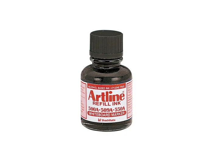 Artline Tinta Recambio Negro para Rotulador Pizarra Blanca Bote 20 ml Artline Tinta Recambio Negro para Rotulador Pizarra Blanca Bote 20 ml