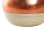 DKD Home Decor Jarrón Nácar Bambú 26x26x28 Natural Bicolor