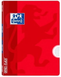 Oxford Paquete de 10 Libretas Openflex A4 Cuadrícula 4x4 Rojo