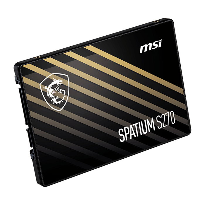 MSI Spatium S270 960GB SSD Interno 2.5" SATA III, Velocidades Lectura 500MB/s Escritura 450MB/s
