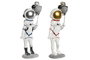 DKD Home Decor Figura de Resina Astronauta y Chica (Surtido de 2 unidades)
