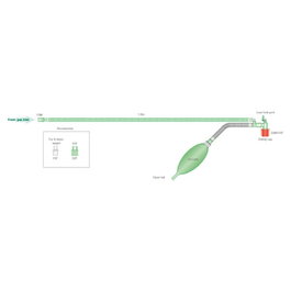 INTERSURGICAL ESPAÑA S.L. Circuito respiratorio Mapleson con pieza T Jackson Rees 1U