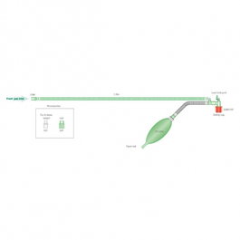 INTERSURGICAL ESPAÑA S.L. Circuito respiratorio Mapleson con pieza T Jackson Rees 1U