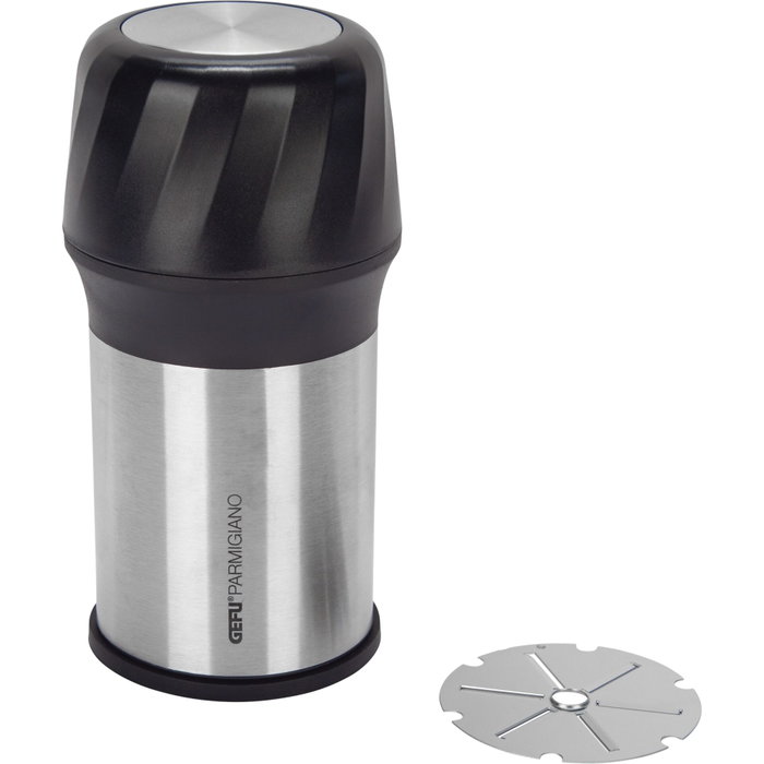 Gefu Rallador de Queso PARMIGIANO con Discos Intercambiables Black/Silver Gefu Rallador de Queso PARMIGIANO con Discos Intercambiables Black/Silver