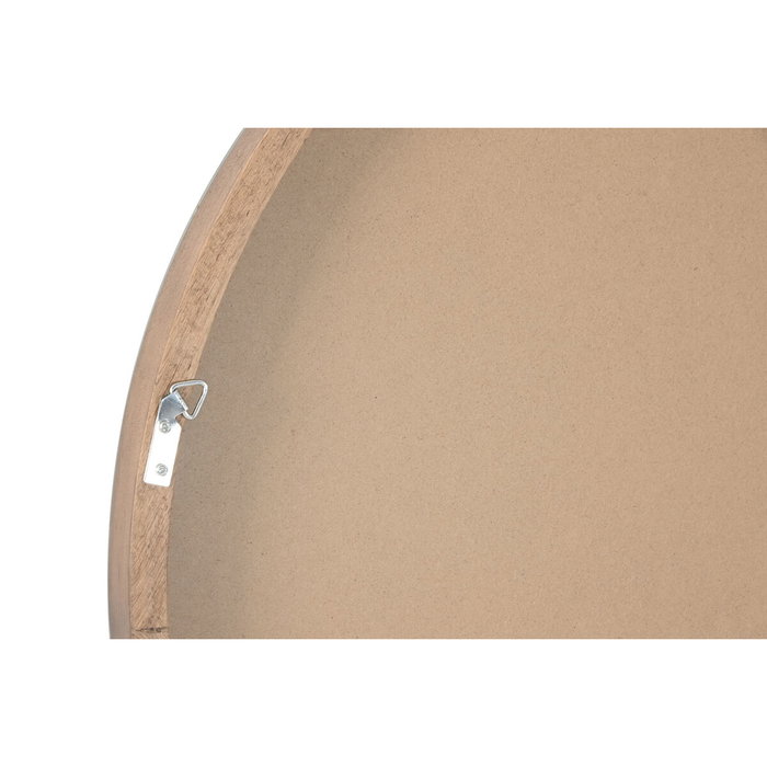 DKD Home Decor Espejo de Roble y Cristal 80x80 cm Natural DKD Home Decor Espejo de Roble y Cristal 80x80 cm Natural