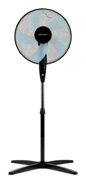 Grunkel FAN-165XNG Ventilador de pie negro 50W 5 aspas 40cm 3 velocidades altura regulable