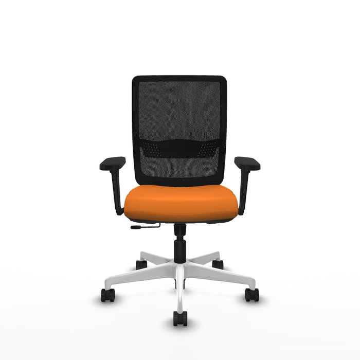 PIQUERAS Y CRESPO Silla de oficina Haches con mecanismo Sincro/Traslack, Naranja y Negro PIQUERAS Y CRESPO Silla de oficina Haches con mecanismo Sincro/Traslack, Naranja y Negro