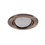 Vepa Aro Foco Downlight Circular Basculante Acero 90mm Latonado