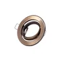 Vepa Aro Foco Downlight Circular Basculante Acero 90mm Latonado