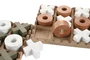 DKD Home Decor Juego de Mesa Tic Tac Toe MDF