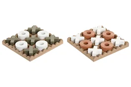 DKD Home Decor Juego de Mesa Tic Tac Toe MDF