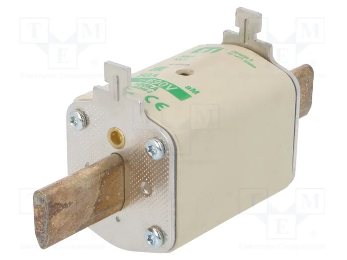ETI POLAM Fusible NH1 de Cartucho Cerámico Industrial 50A 690VAC aM ETI POLAM Fusible NH1 de Cartucho Cerámico Industrial 50A 690VAC aM